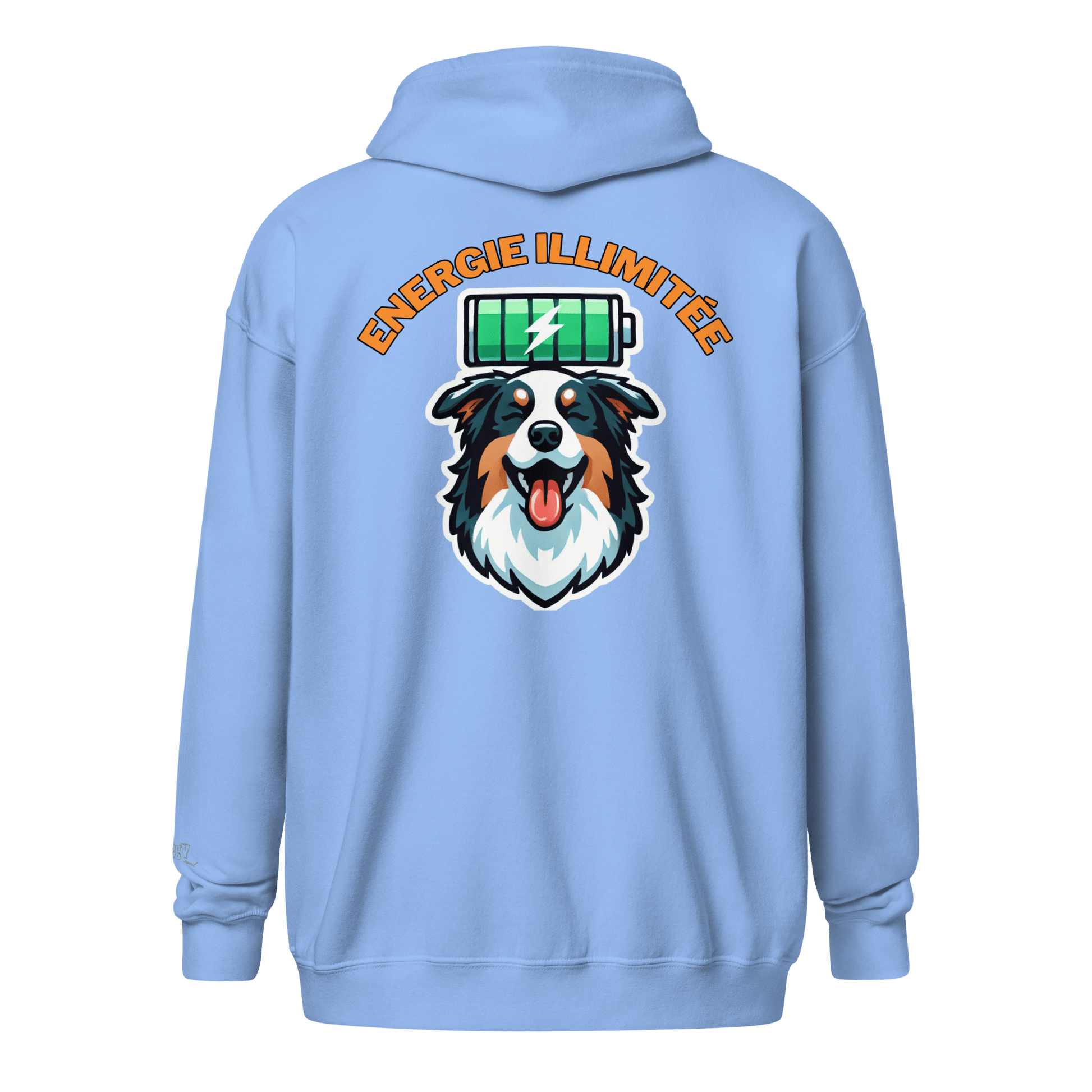 Veste à capuche épais unisexe à fermeture éclair classique - Collection Berger Australien - Doggy Trend