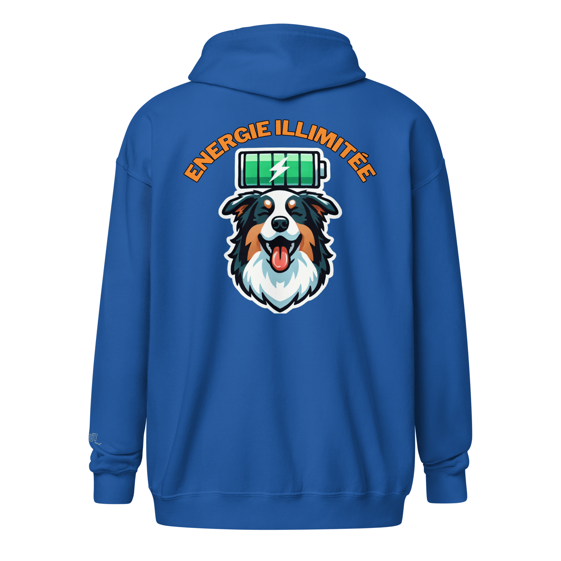 Veste à capuche épais unisexe à fermeture éclair classique - Collection Berger Australien - Doggy Trend