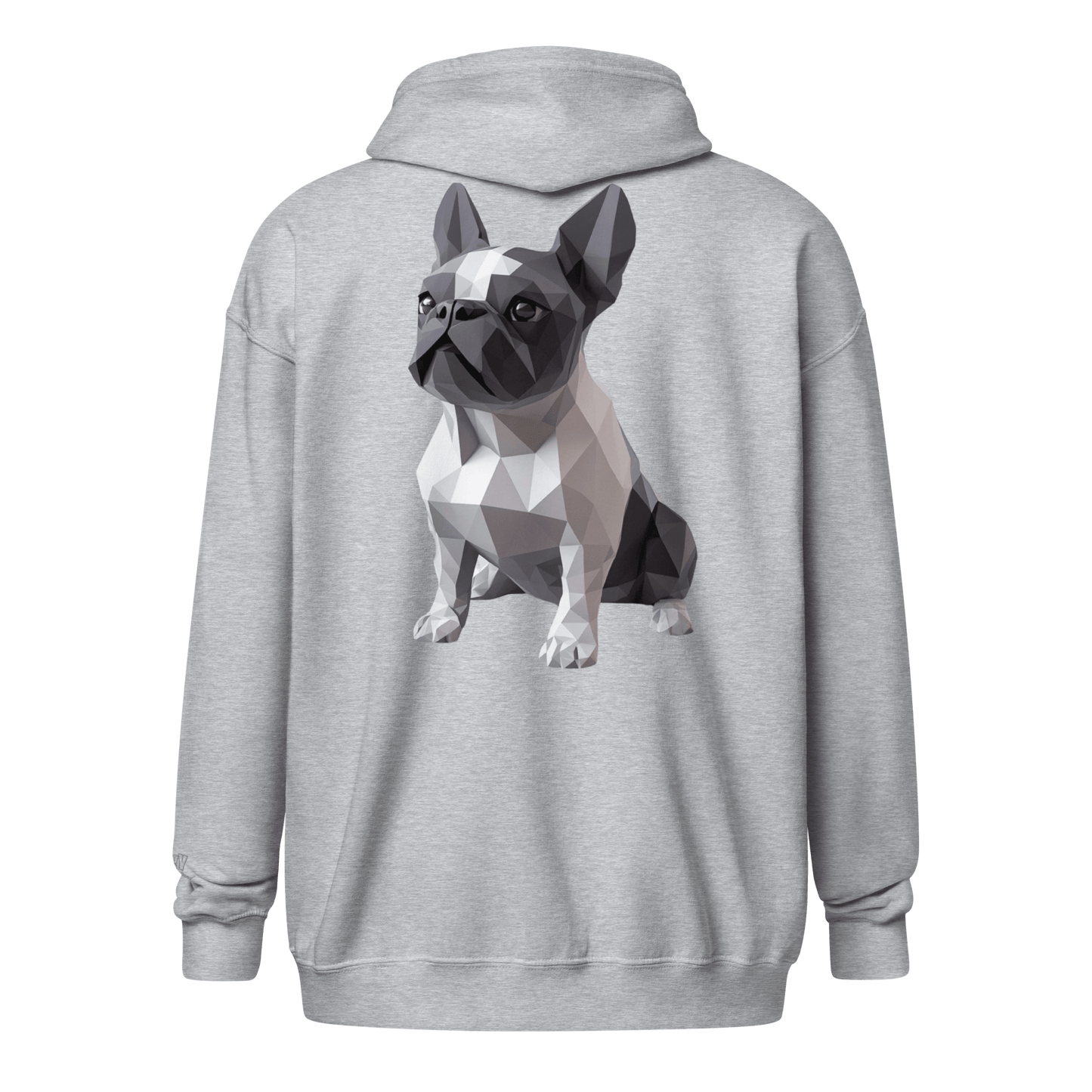 Veste à capuche épais unisexe à fermeture éclair classique - Collection Bouledogue Français - Doggy Trend