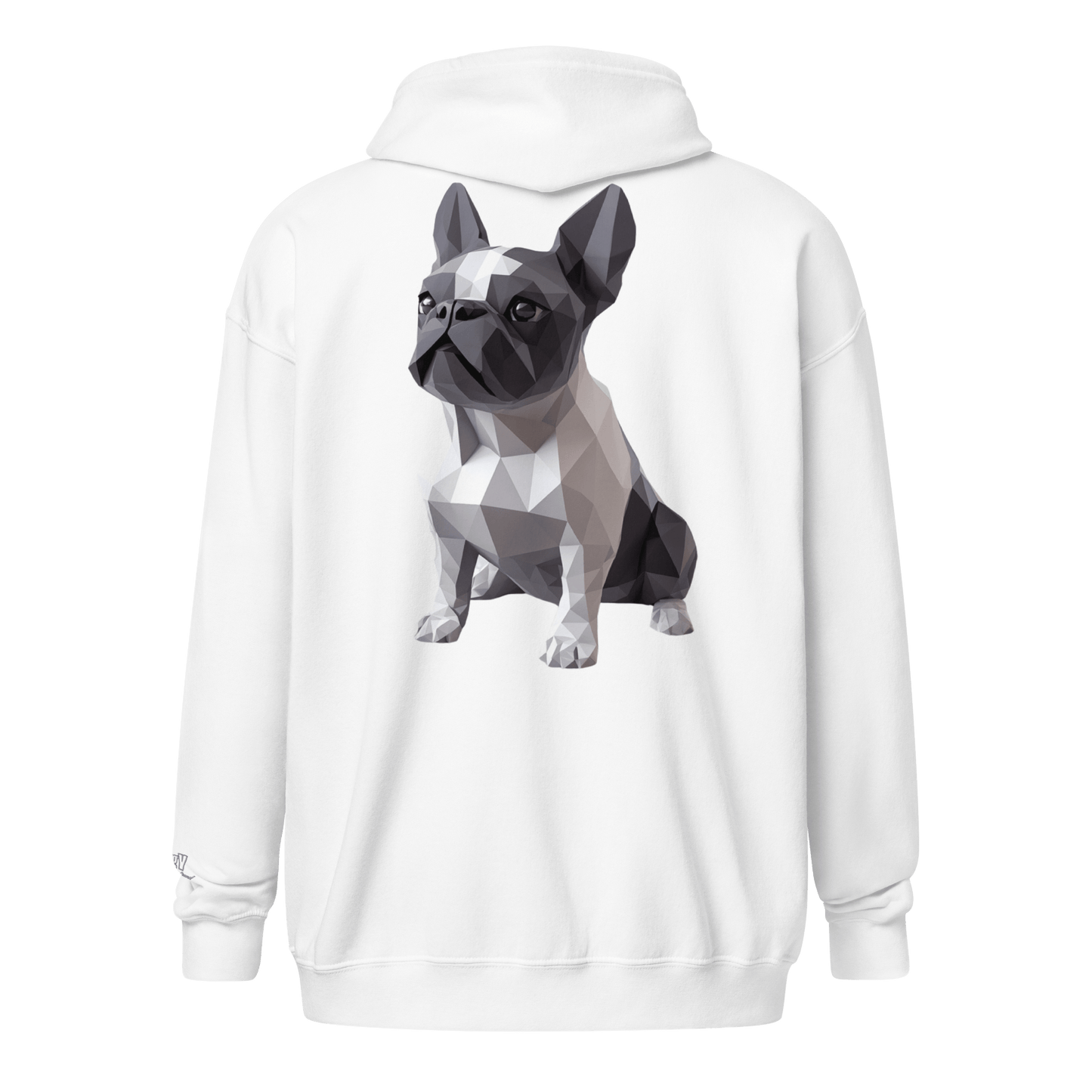Veste à capuche épais unisexe à fermeture éclair classique - Collection Bouledogue Français - Doggy Trend