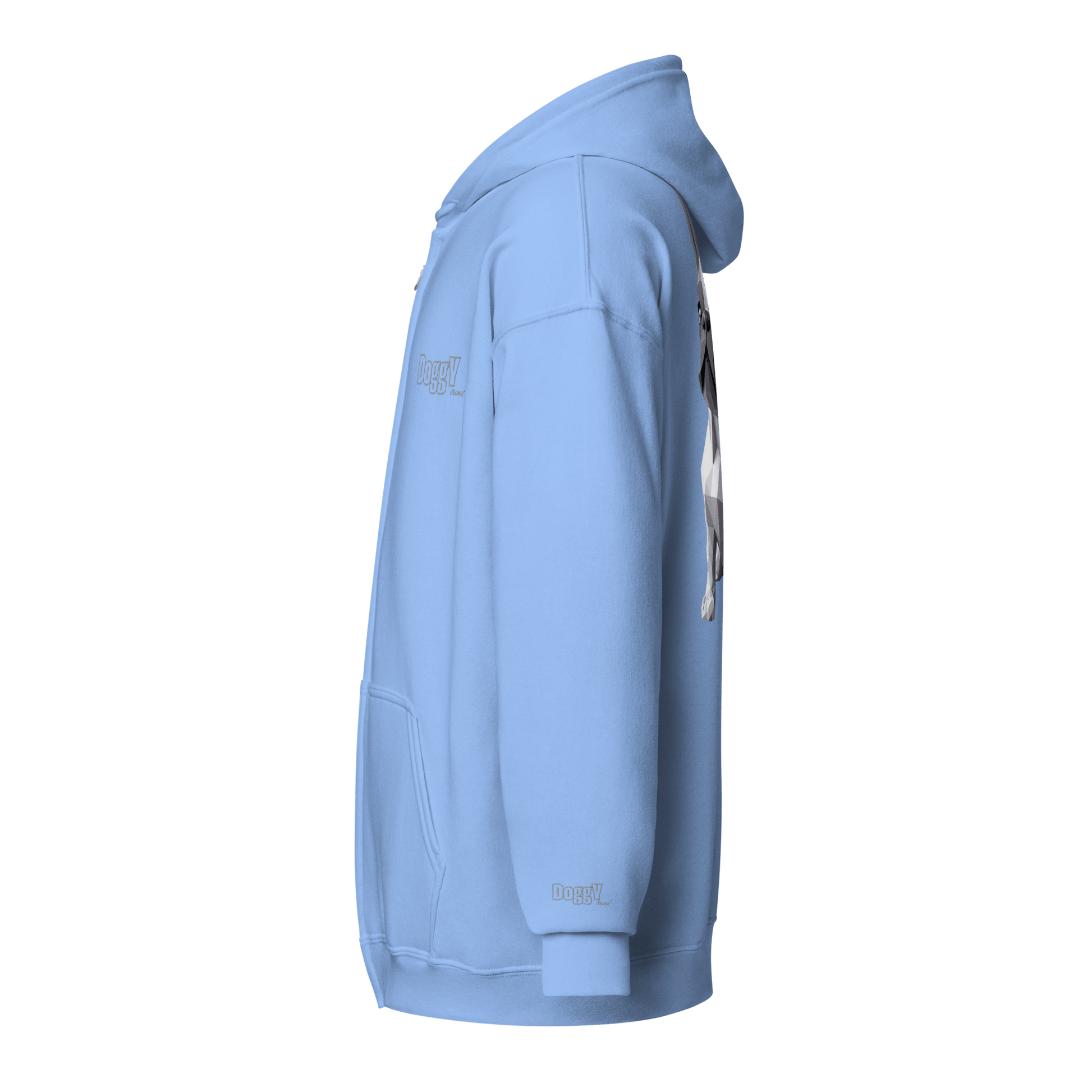 Veste à capuche épais unisexe à fermeture éclair classique - Collection Bouledogue Français - Doggy Trend