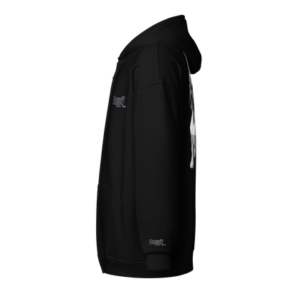 Veste à capuche épais unisexe à fermeture éclair classique - Collection Bouledogue Français - Doggy Trend