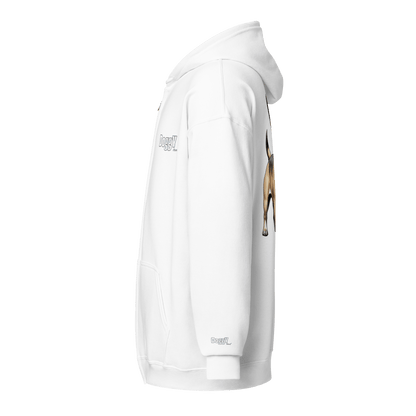 Veste à capuche épais unisexe à fermeture éclair classique - Collection Bouledogue Français - Doggy Trend