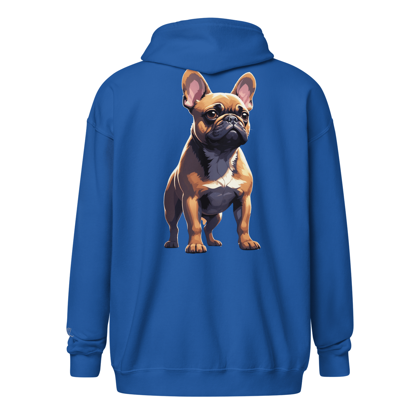 Veste à capuche épais unisexe à fermeture éclair classique - Collection Bouledogue Français - Doggy Trend