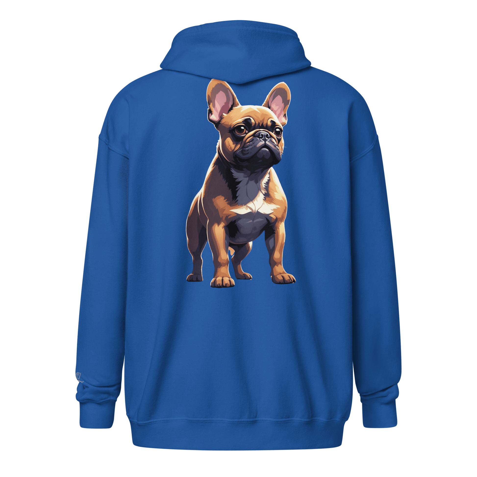 Veste à capuche épais unisexe à fermeture éclair classique - Collection Bouledogue Français - Doggy Trend