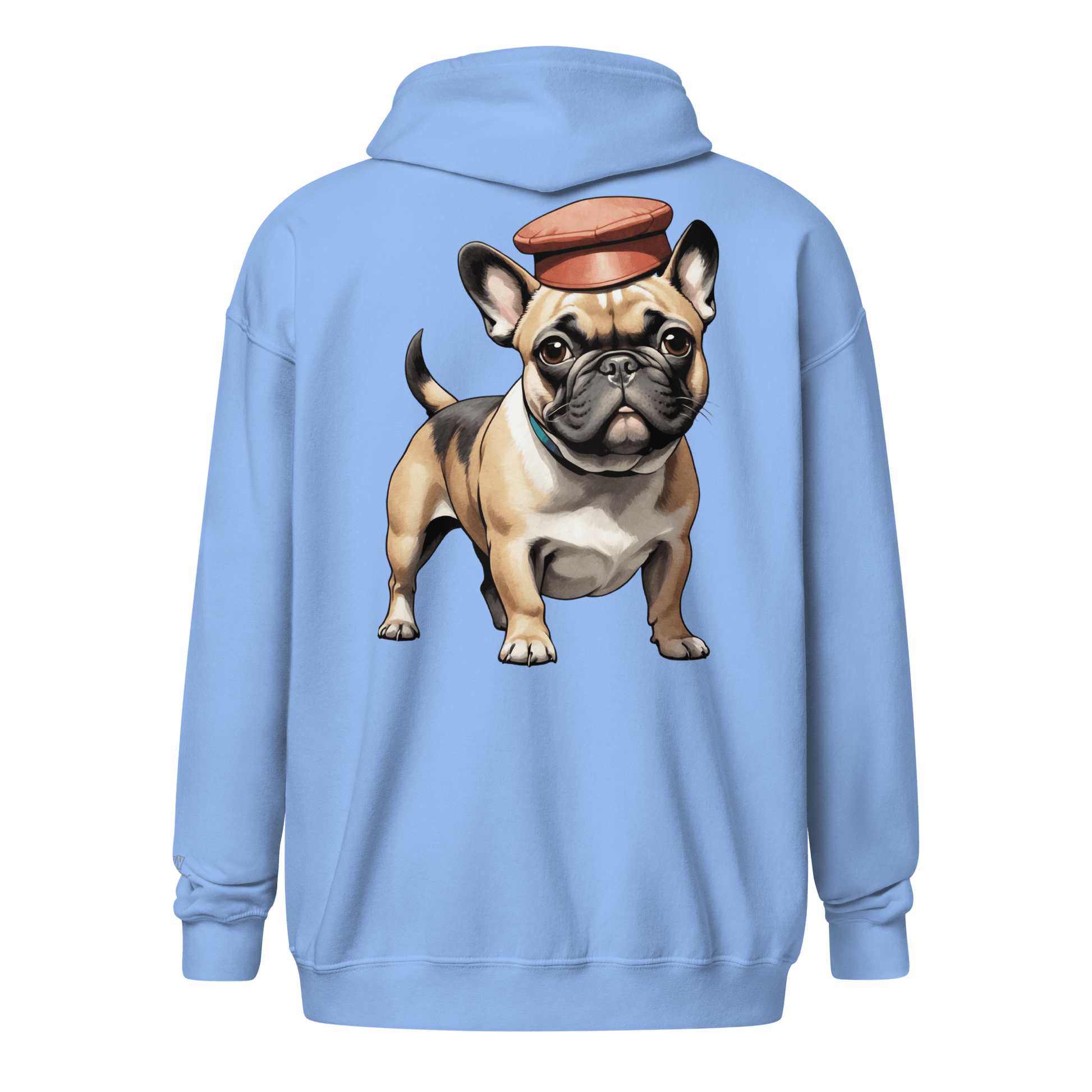 Veste à capuche épais unisexe à fermeture éclair classique - Collection Bouledogue Français - Doggy Trend