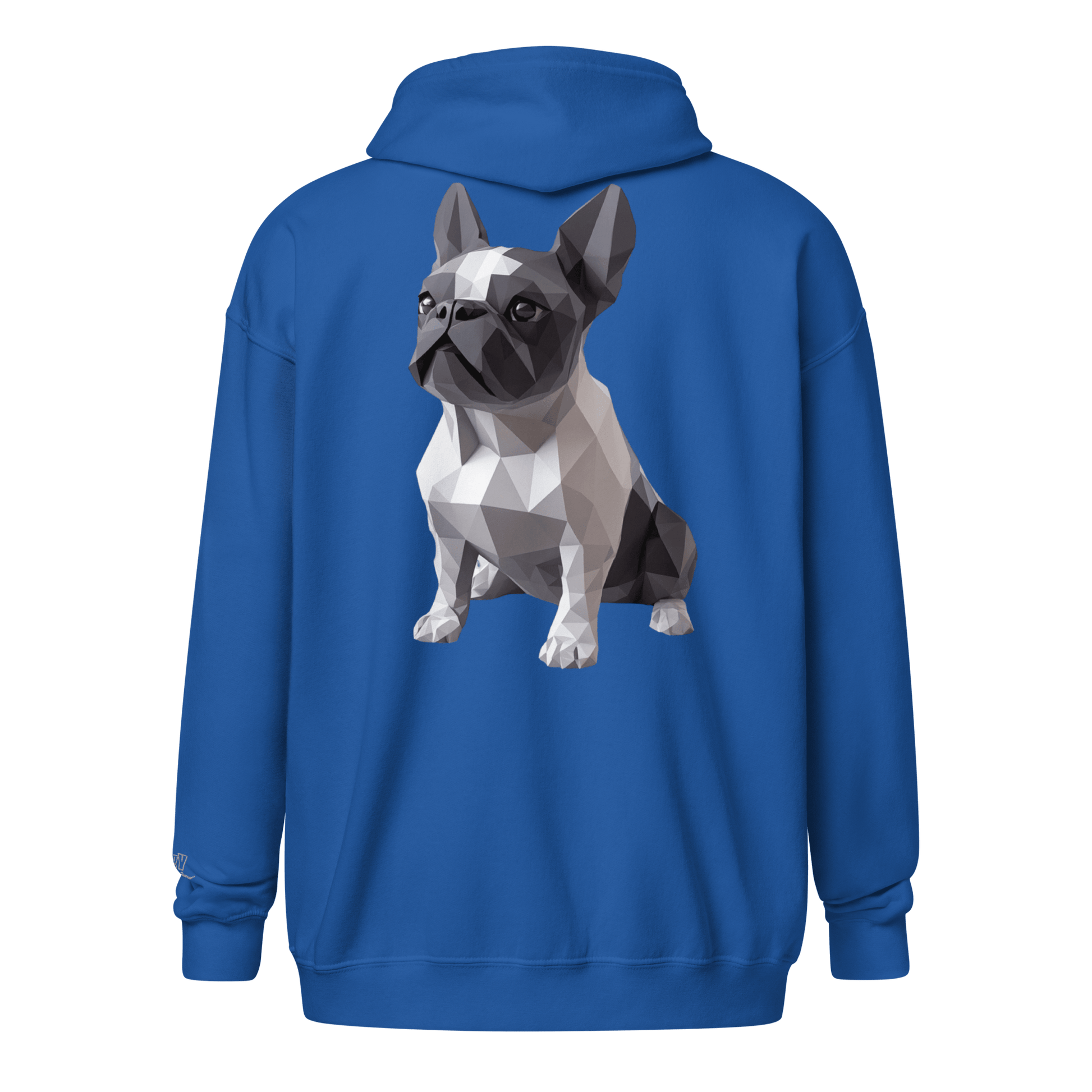 Veste à capuche épais unisexe à fermeture éclair classique - Collection Bouledogue Français - Doggy Trend