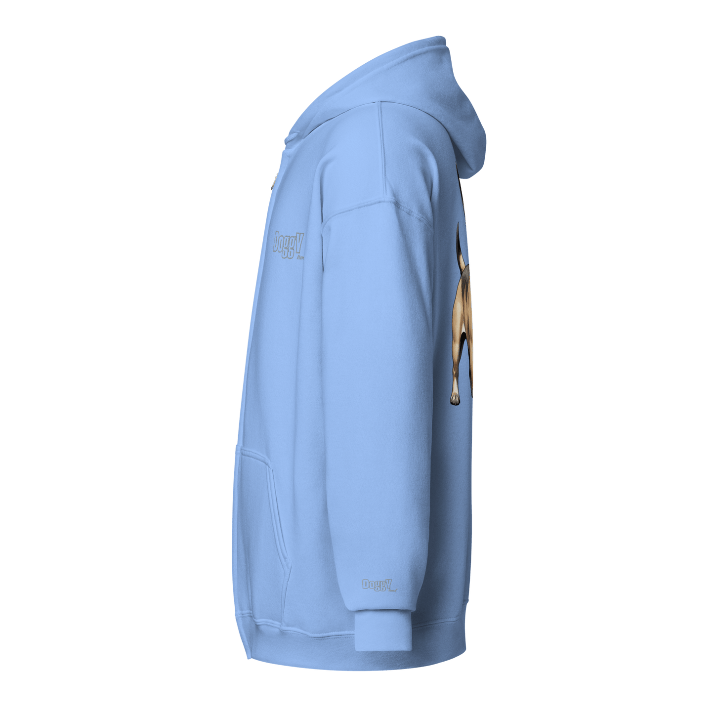 Veste à capuche épais unisexe à fermeture éclair classique - Collection Bouledogue Français - Doggy Trend
