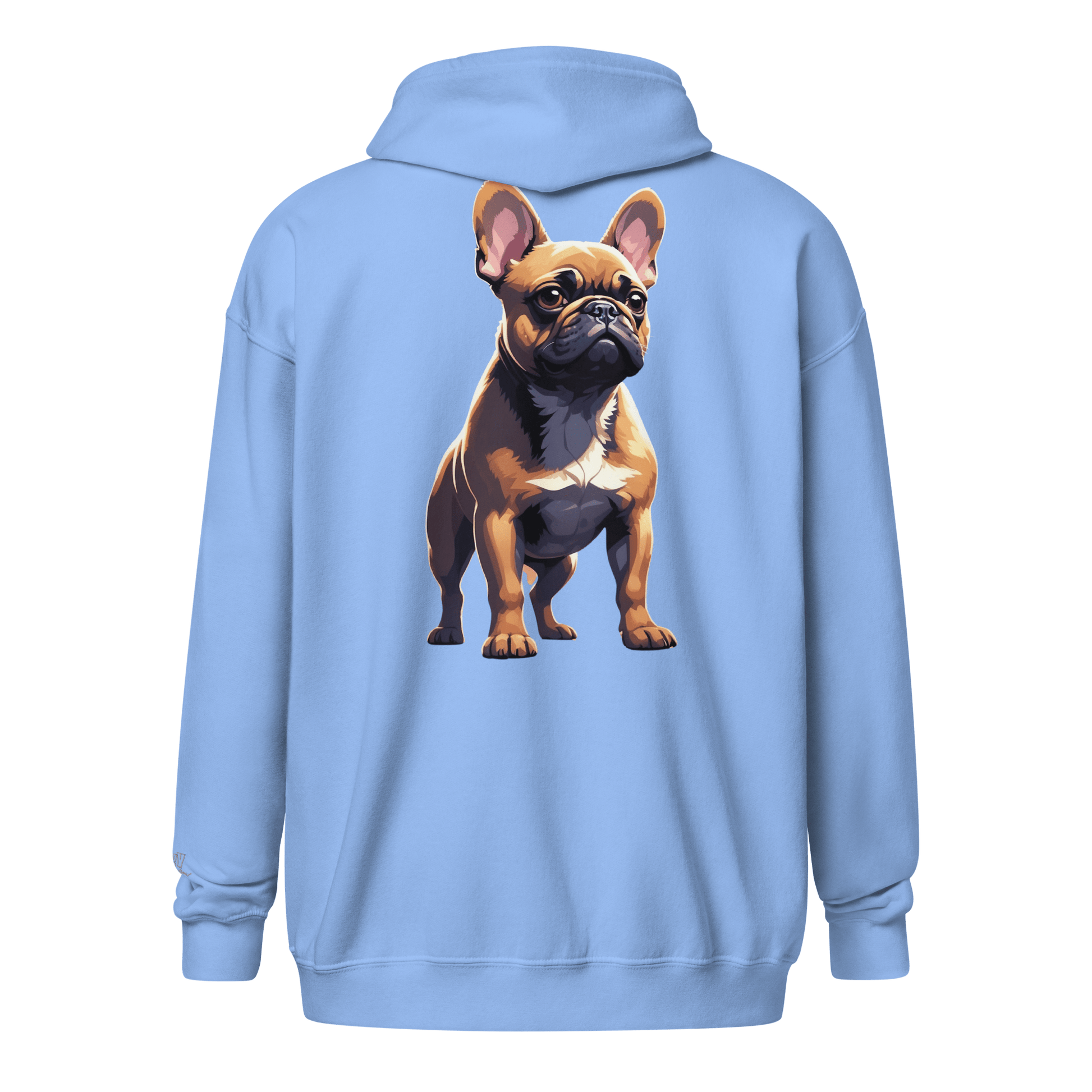 Veste à capuche épais unisexe à fermeture éclair classique - Collection Bouledogue Français - Doggy Trend
