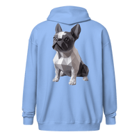Veste à capuche épais unisexe à fermeture éclair classique - Collection Bouledogue Français - Doggy Trend