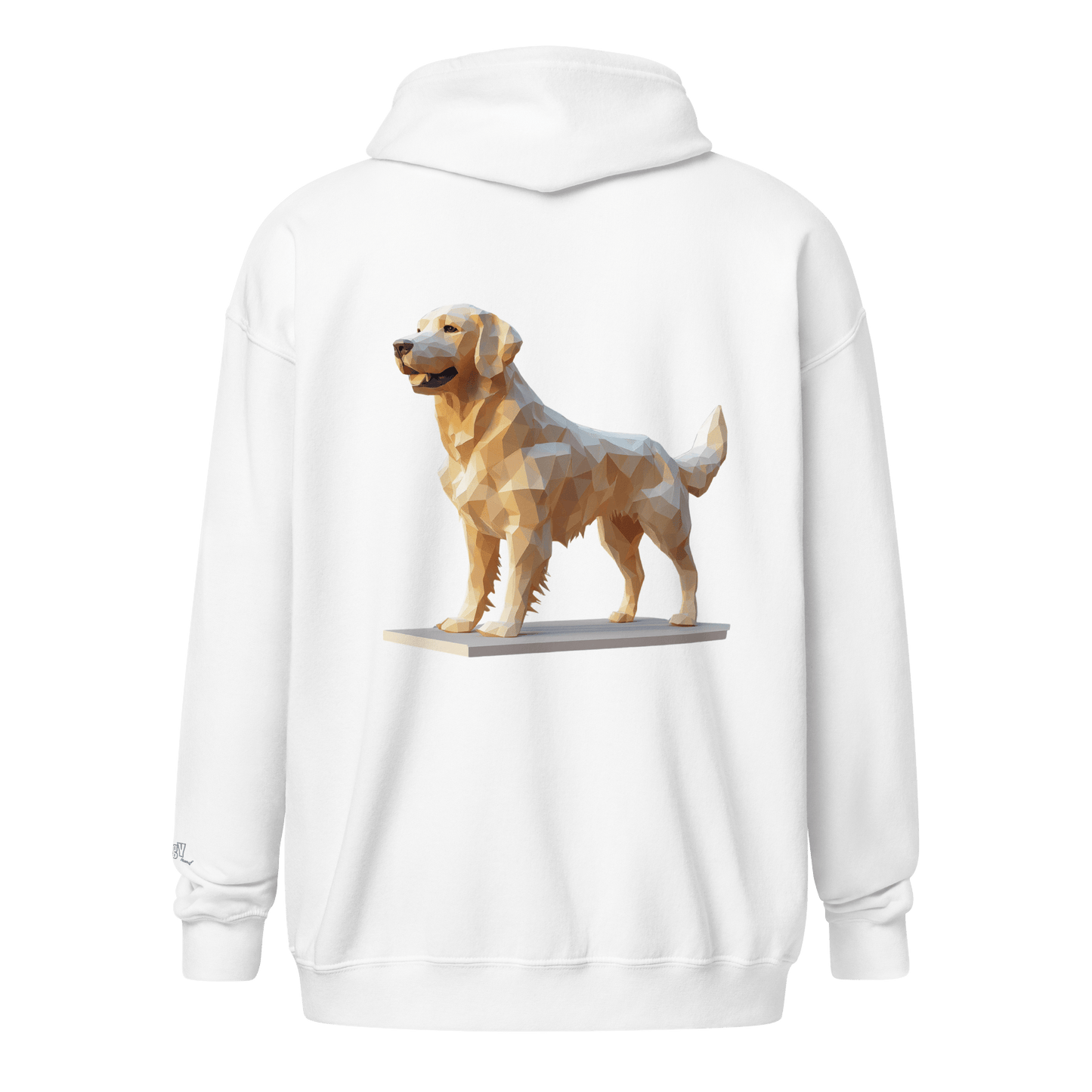 Veste à capuche épais unisexe à fermeture éclair classique - Collection Golden Retriever - Doggy Trend