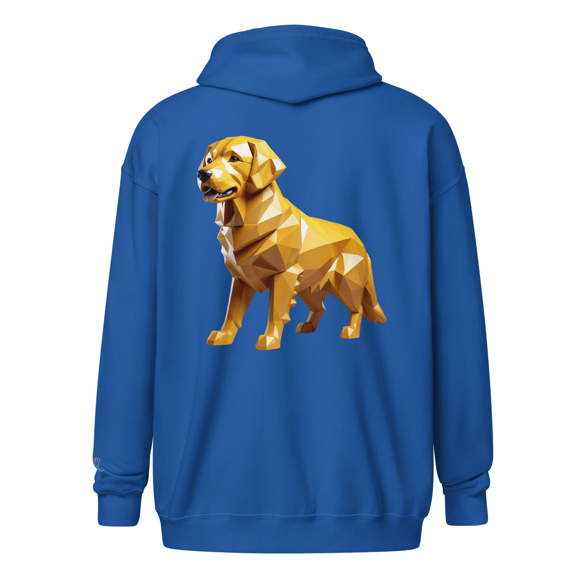 Veste à capuche épais unisexe à fermeture éclair classique - Collection Golden Retriever - Doggy Trend