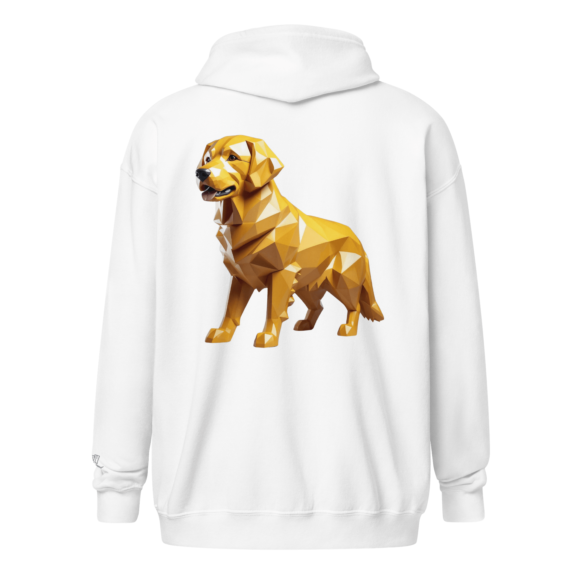 Veste à capuche épais unisexe à fermeture éclair classique - Collection Golden Retriever - Doggy Trend