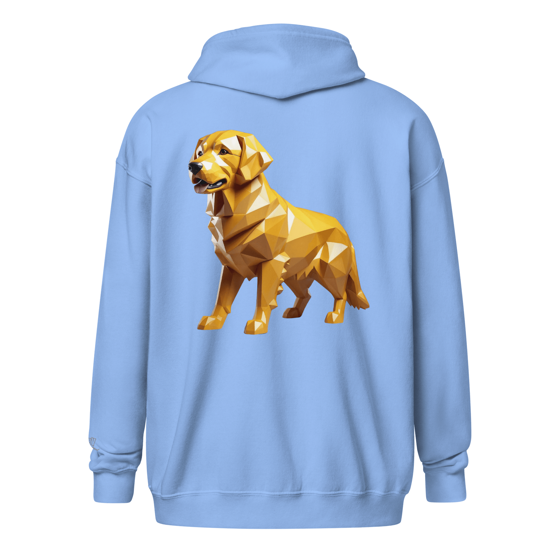Veste à capuche épais unisexe à fermeture éclair classique - Collection Golden Retriever - Doggy Trend
