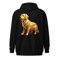 Veste à capuche épais unisexe à fermeture éclair classique - Collection Golden Retriever - Doggy Trend