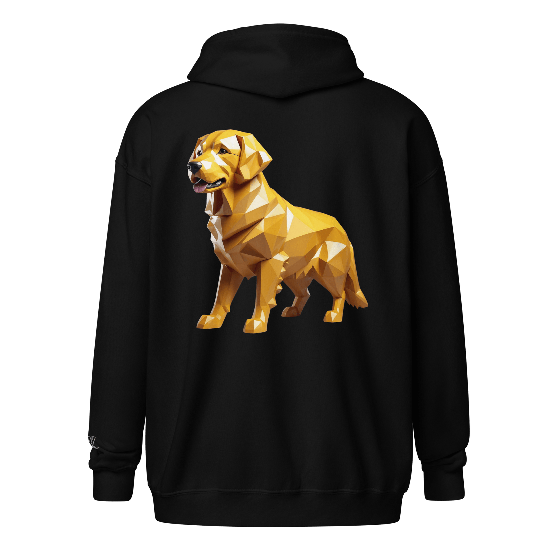 Veste à capuche épais unisexe à fermeture éclair classique - Collection Golden Retriever - Doggy Trend