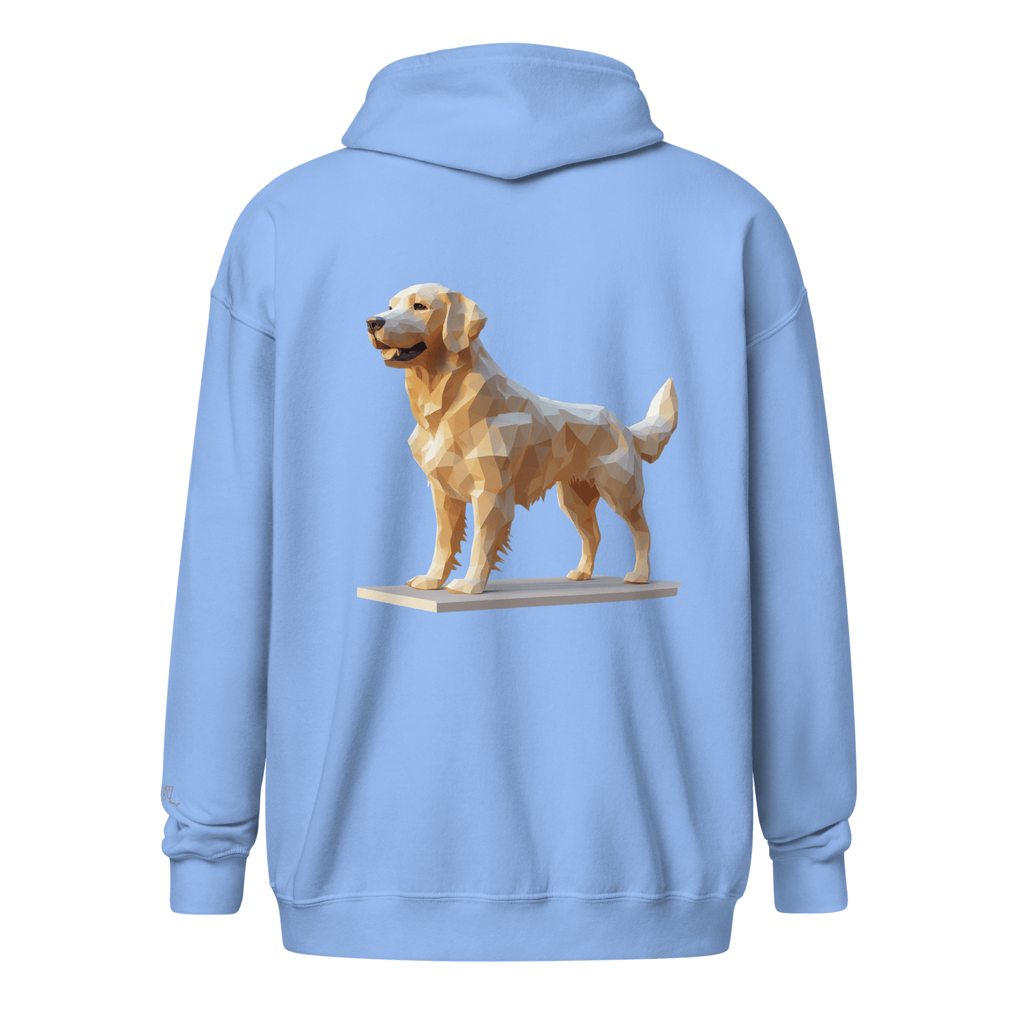 Veste à capuche épais unisexe à fermeture éclair classique - Collection Golden Retriever - Doggy Trend