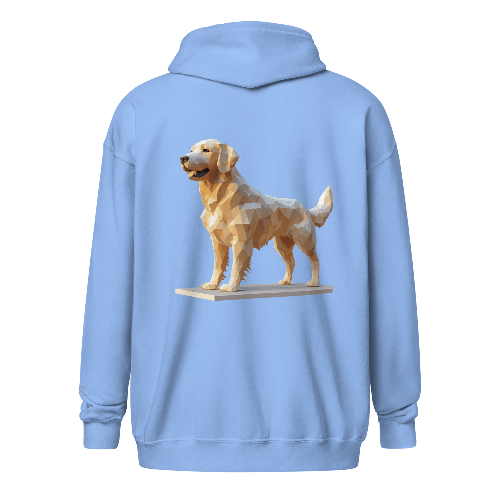Veste à capuche épais unisexe à fermeture éclair classique - Collection Golden Retriever - Doggy Trend