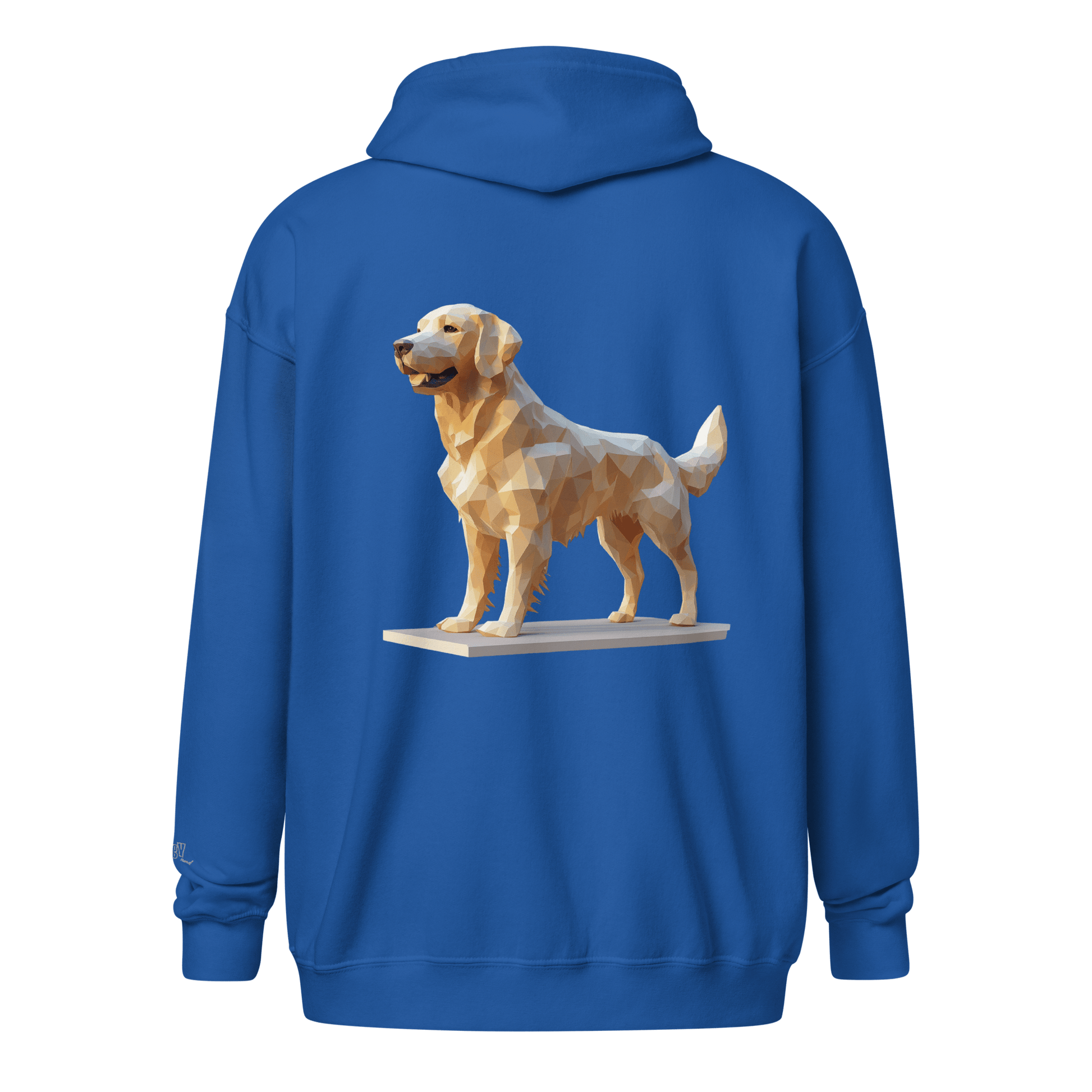 Veste à capuche épais unisexe à fermeture éclair classique - Collection Golden Retriever - Doggy Trend