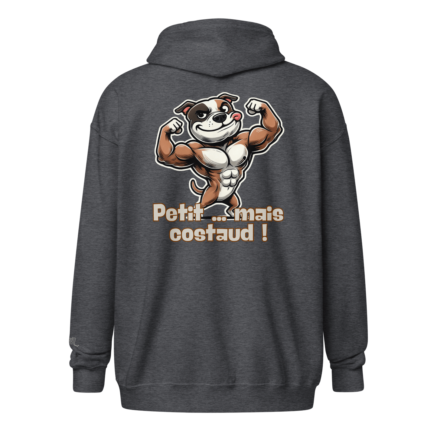 Veste à capuche épais unisexe à fermeture éclair classique - Collection Staffordshire Bull Terrier - Doggy Trend