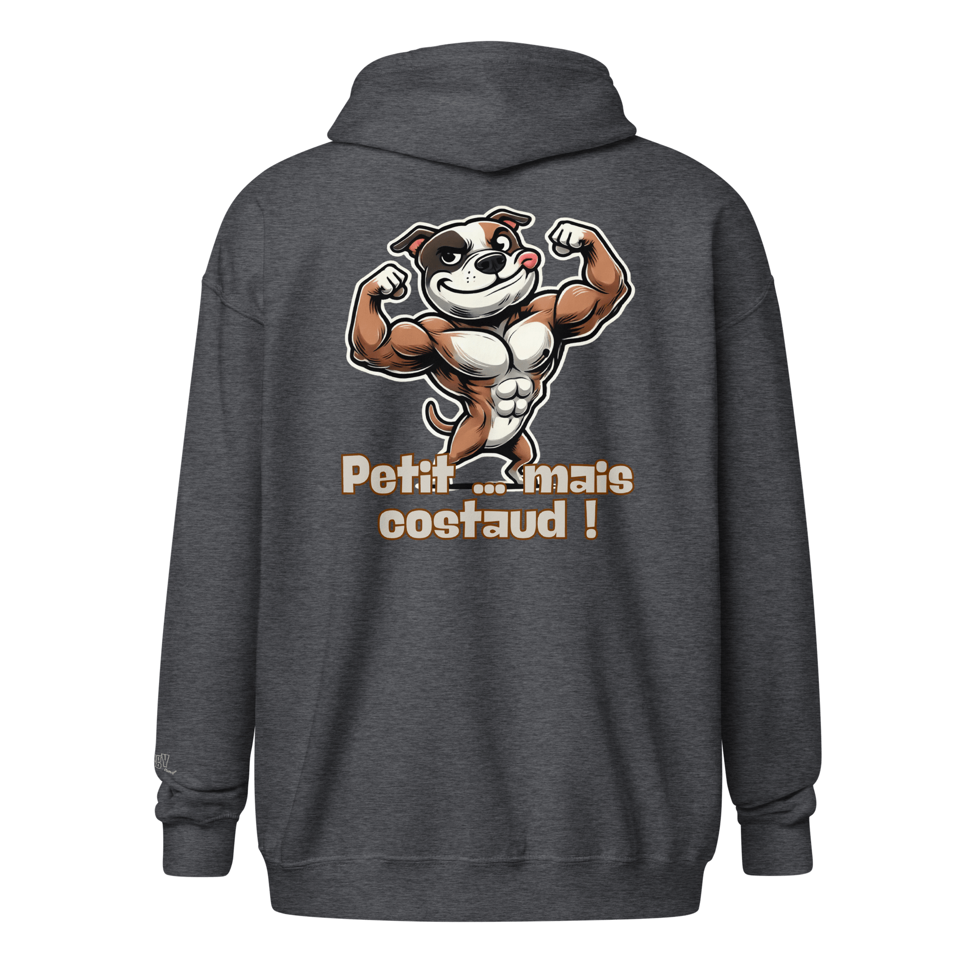 Veste à capuche épais unisexe à fermeture éclair classique - Collection Staffordshire Bull Terrier - Doggy Trend