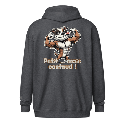 Veste à capuche épais unisexe à fermeture éclair classique - Collection Staffordshire Bull Terrier - Doggy Trend