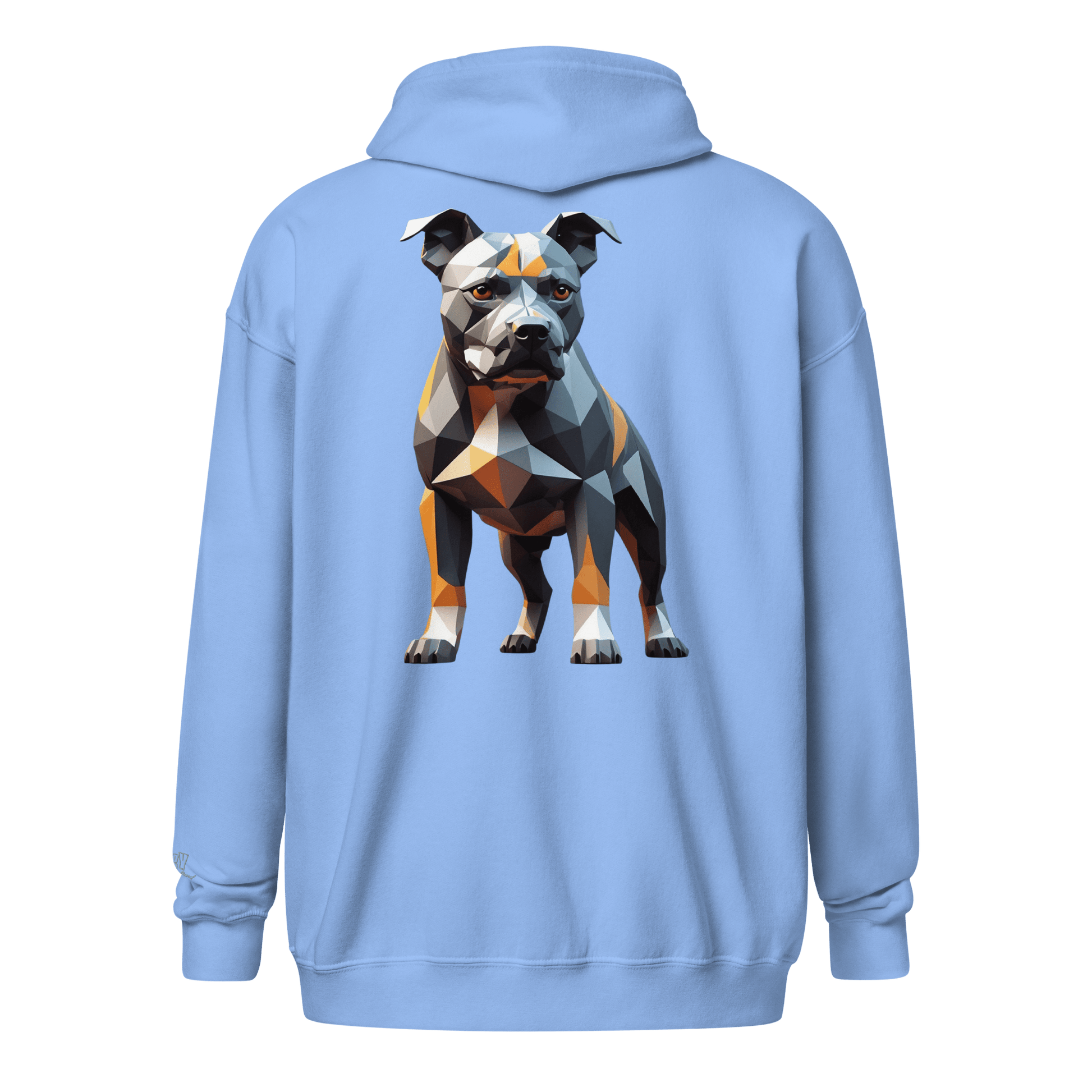 Veste à capuche épais unisexe à fermeture éclair classique - Collection Staffordshire Bull Terrier - Doggy Trend