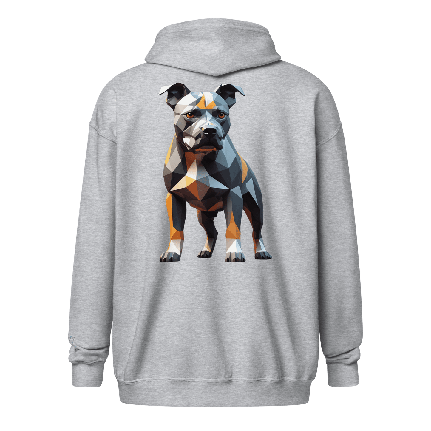 Veste à capuche épais unisexe à fermeture éclair classique - Collection Staffordshire Bull Terrier - Doggy Trend