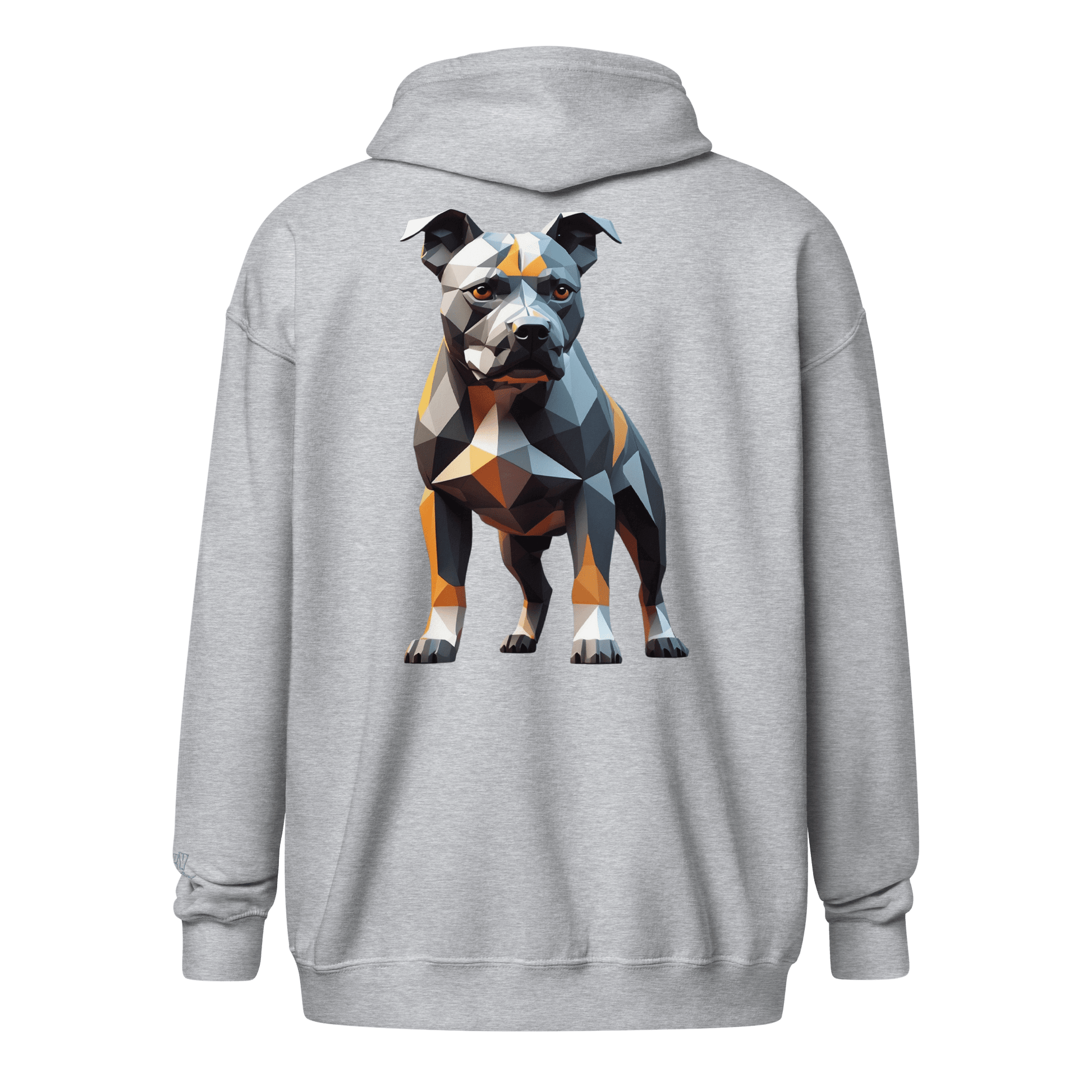 Veste à capuche épais unisexe à fermeture éclair classique - Collection Staffordshire Bull Terrier - Doggy Trend