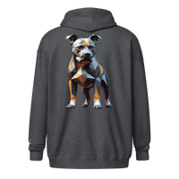 Veste à capuche épais unisexe à fermeture éclair classique - Collection Staffordshire Bull Terrier - Doggy Trend