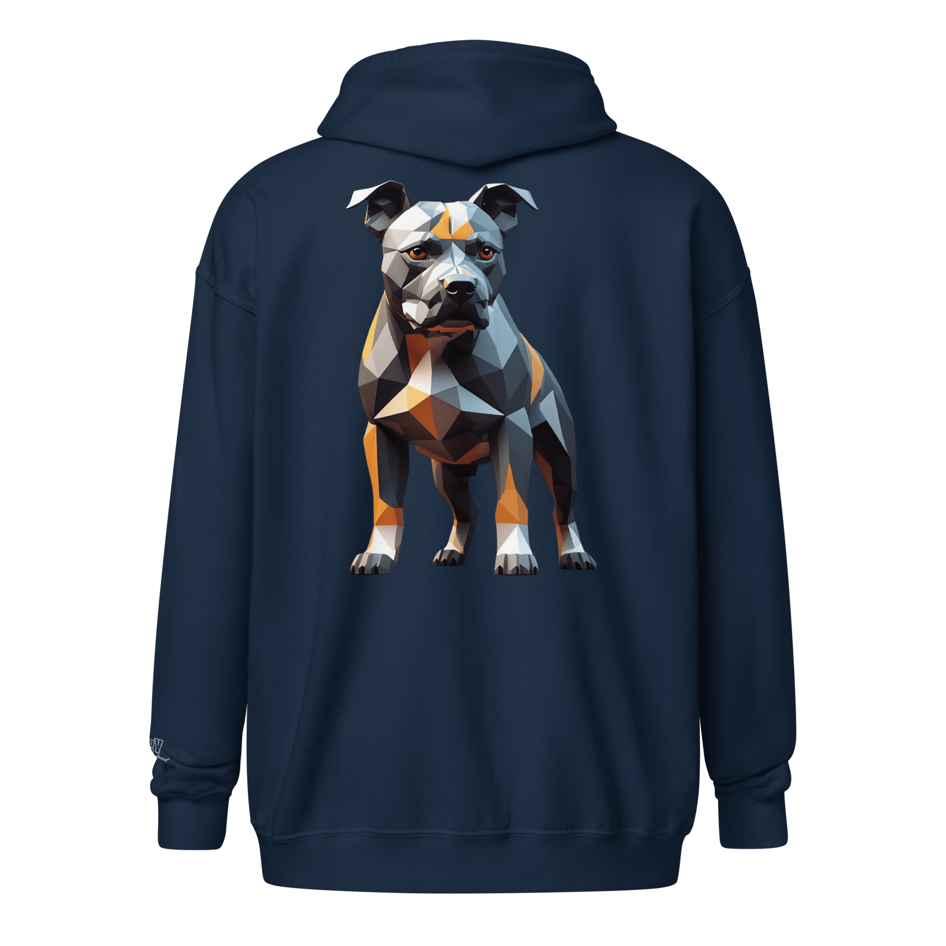 Veste à capuche épais unisexe à fermeture éclair classique - Collection Staffordshire Bull Terrier - Doggy Trend
