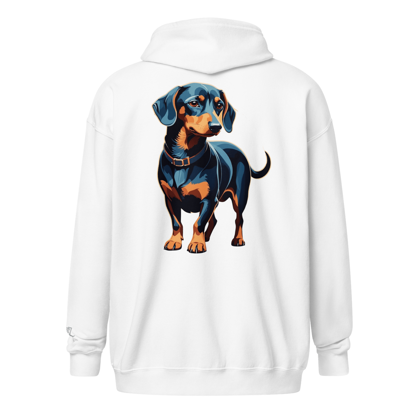 Veste à capuche épais unisexe à fermeture éclair classique - Collection Teckel - Doggy Trend
