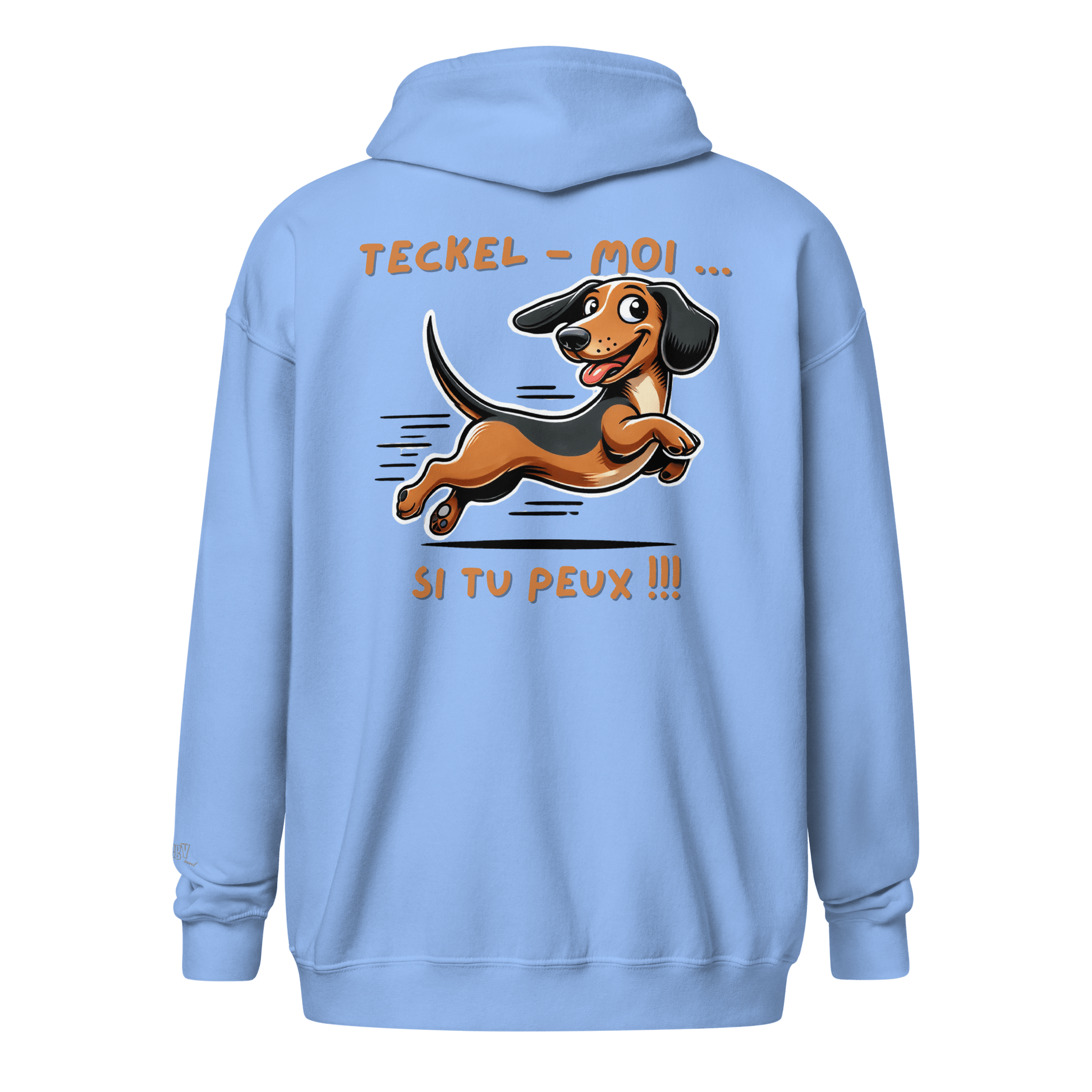 Veste à capuche épais unisexe à fermeture éclair classique - Collection Teckel - Doggy Trend
