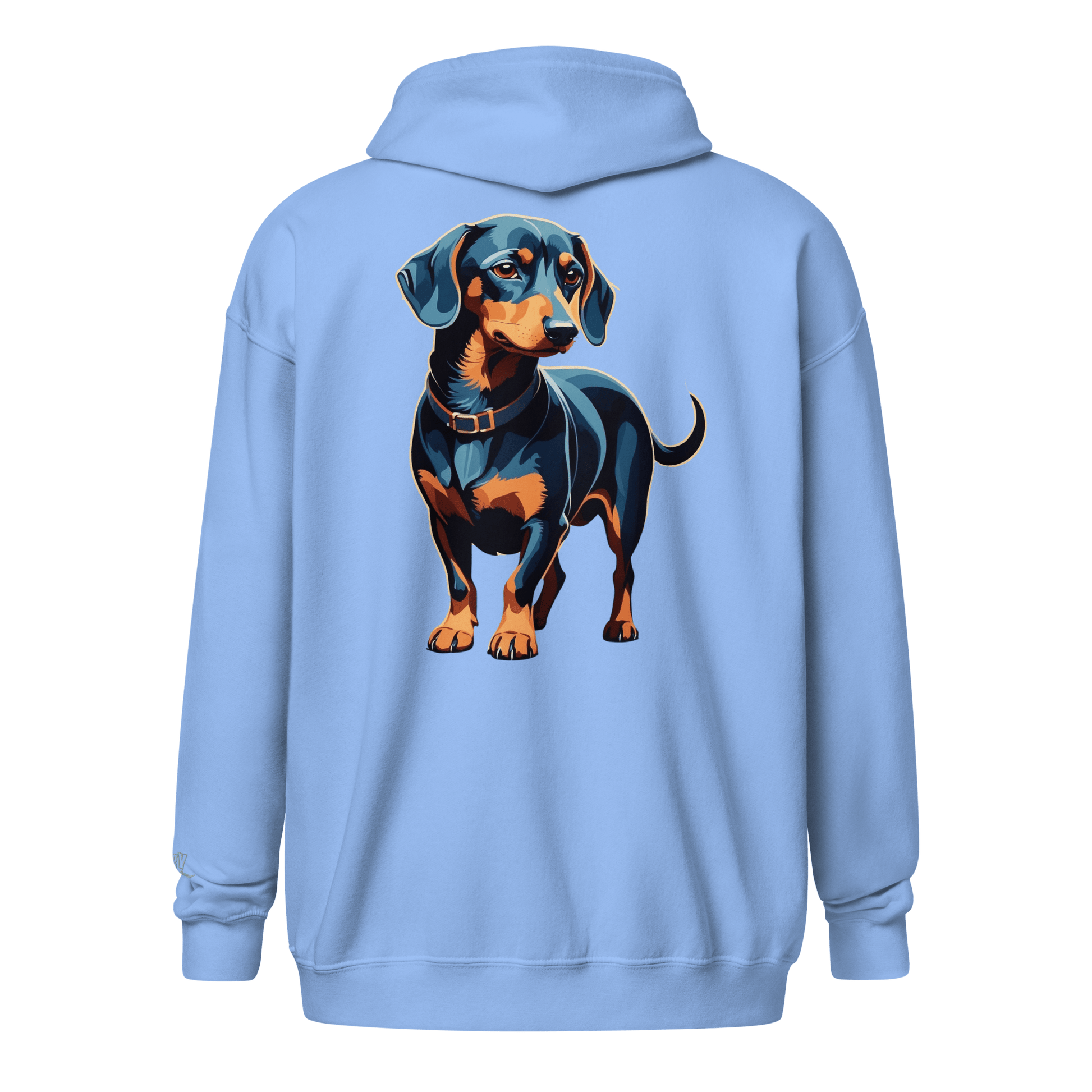 Veste à capuche épais unisexe à fermeture éclair classique - Collection Teckel - Doggy Trend