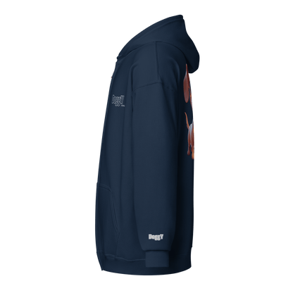 Veste à capuche épais unisexe à fermeture éclair classique - Collection Teckel - Doggy Trend