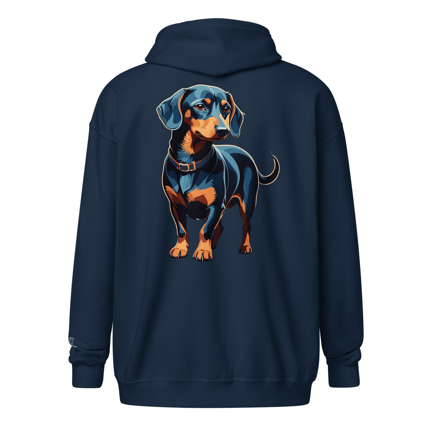 Veste à capuche épais unisexe à fermeture éclair classique - Collection Teckel - Doggy Trend