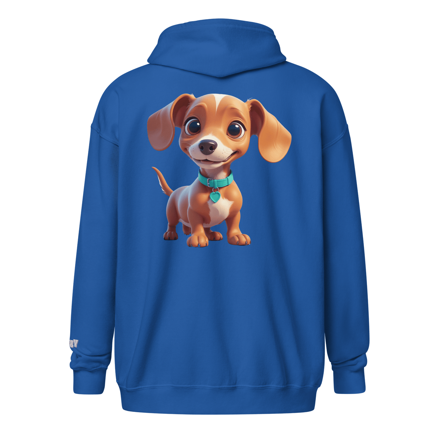 Veste à capuche épais unisexe à fermeture éclair classique - Collection Teckel - Doggy Trend