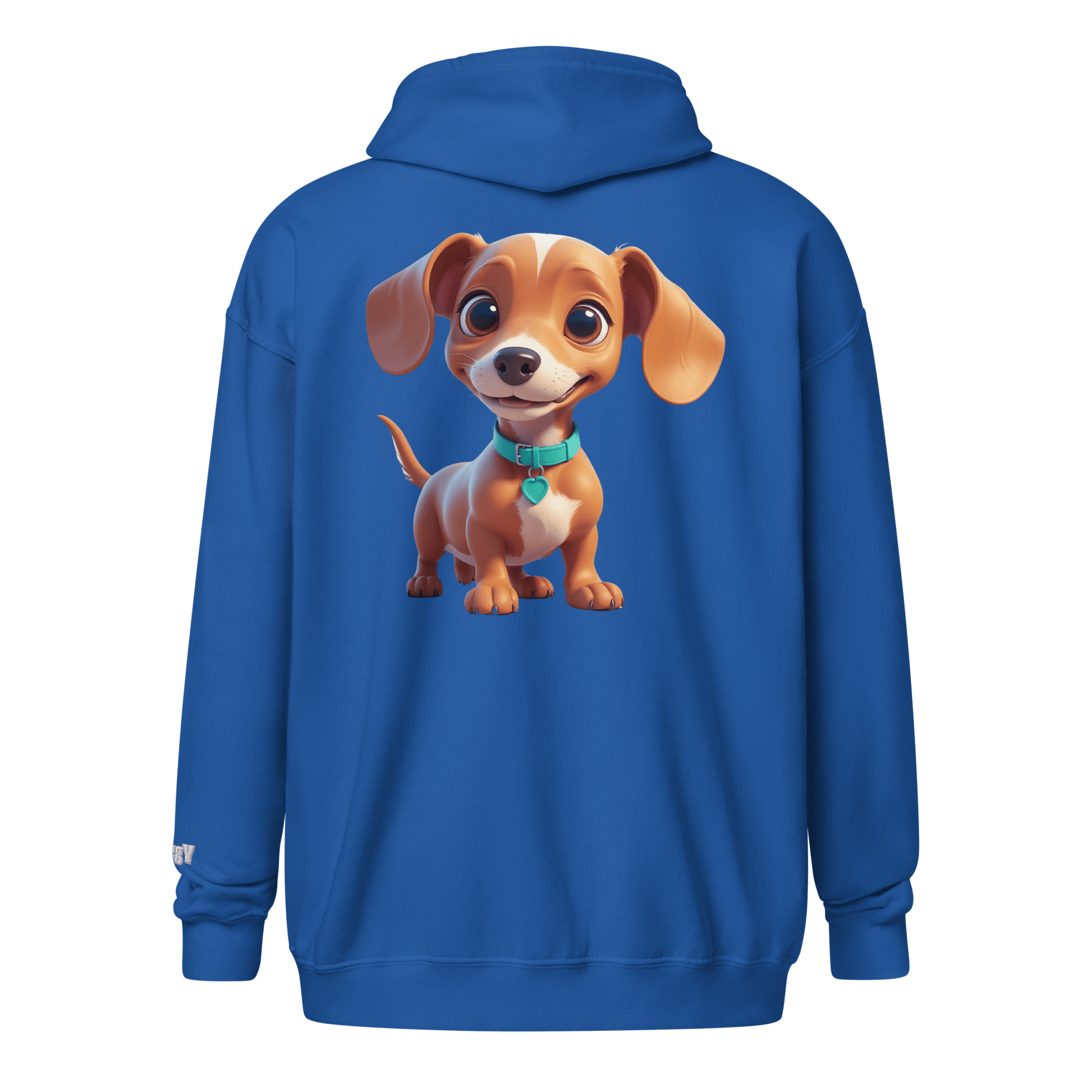 Veste à capuche épais unisexe à fermeture éclair classique - Collection Teckel - Doggy Trend