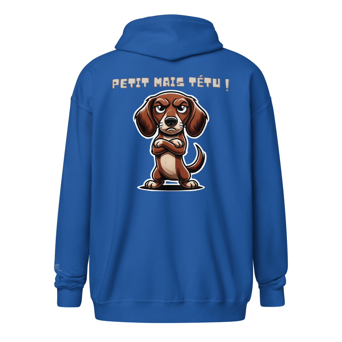 Veste à capuche épais unisexe à fermeture éclair classique - Collection Teckel - Doggy Trend